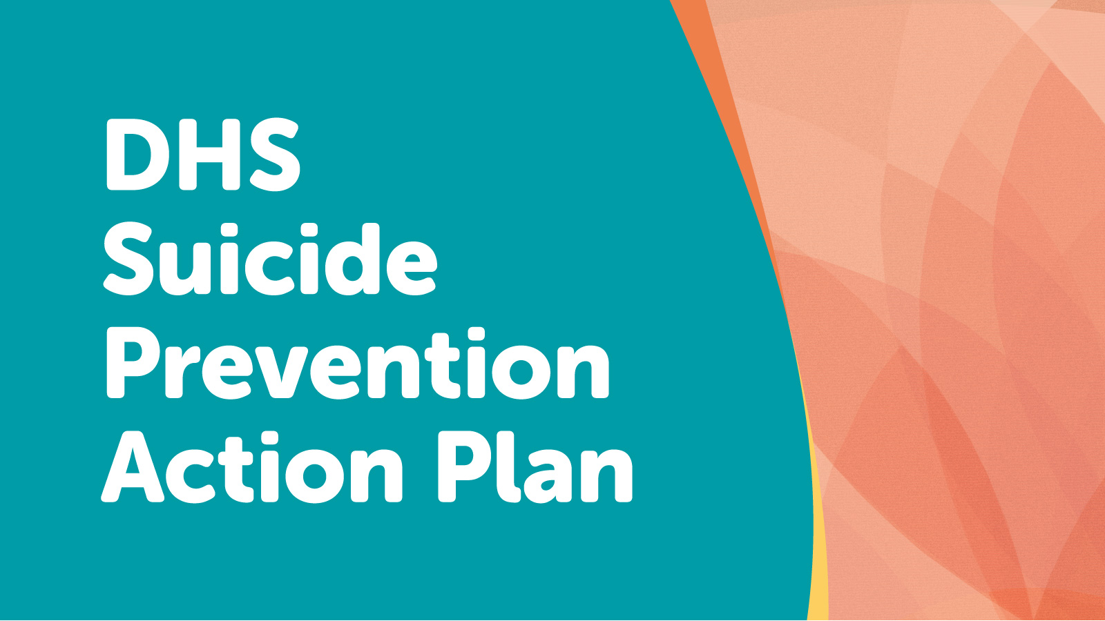 DHS Suicide Prevention Action Plan